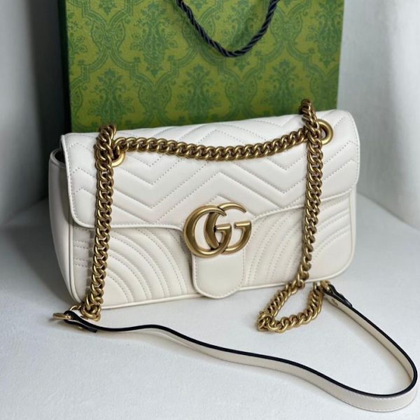 کیف گوچی ( Gucci Marmont white bag)