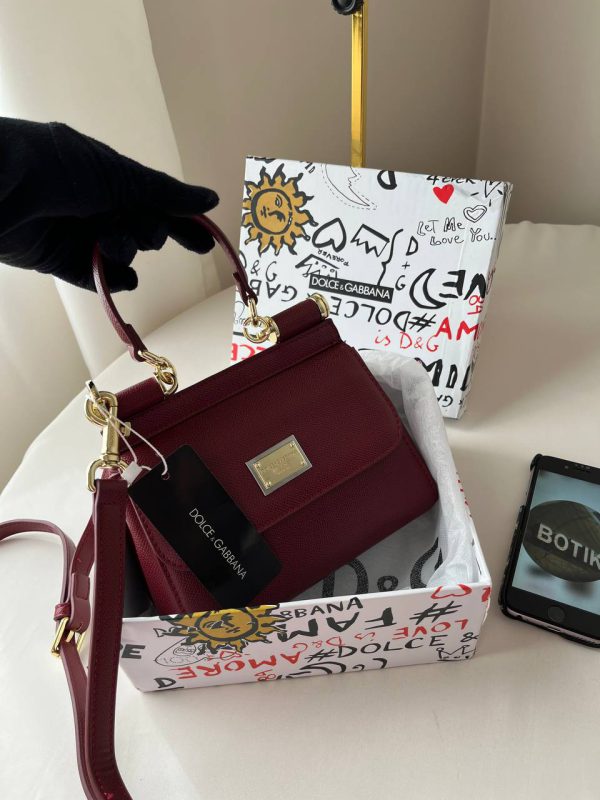 کیف دولچه گابانا زرشکی (D&G) - Image 9