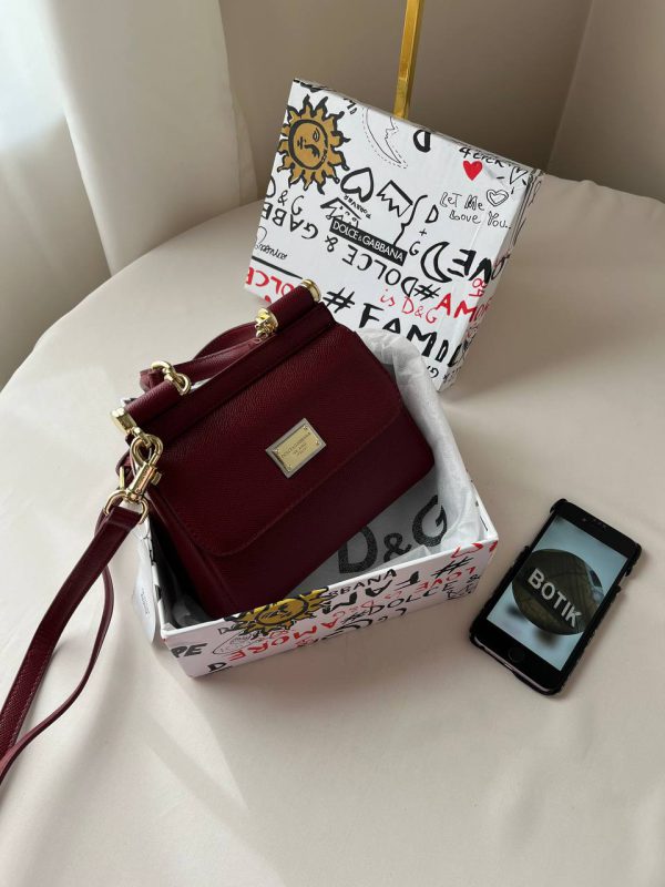 کیف دولچه گابانا زرشکی (D&G)