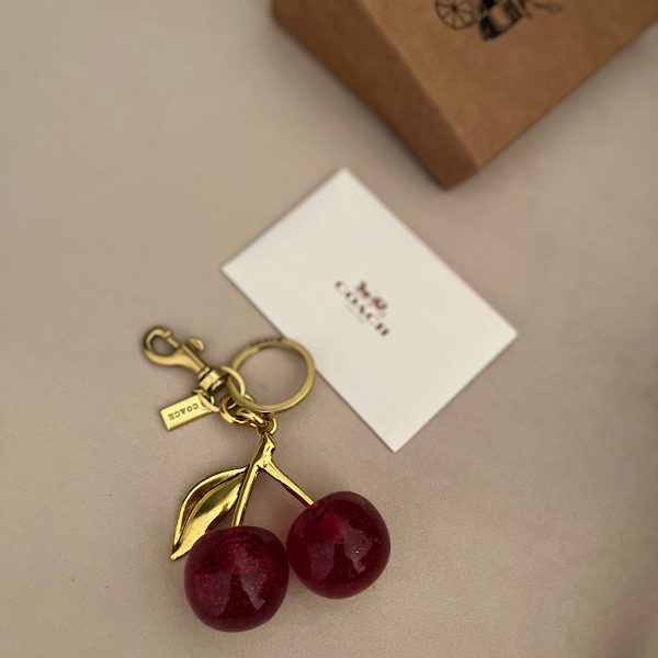 آویز کیف گیلاس کوچ (Coach Cherry Charm) - Image 4