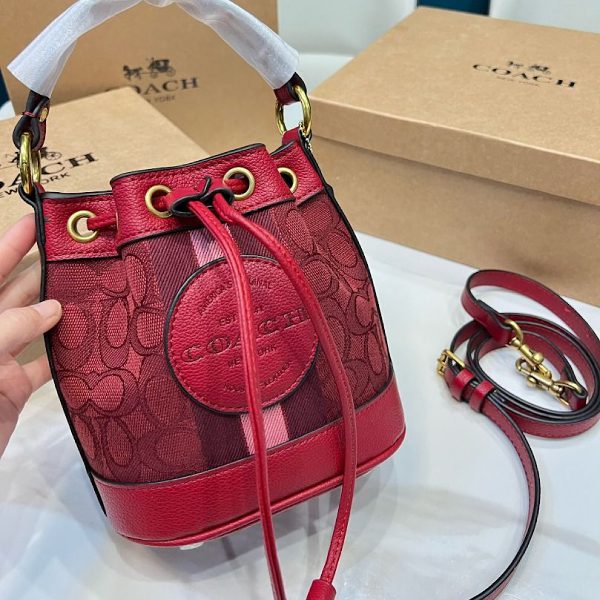 کیف کوچ قرمز سوپر مستر کوالیتی (coach dempsey bag) - Image 3