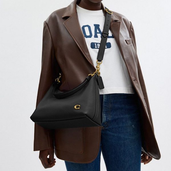 کیف کوچ مشکی Coach Black Juliet Bag - Image 5