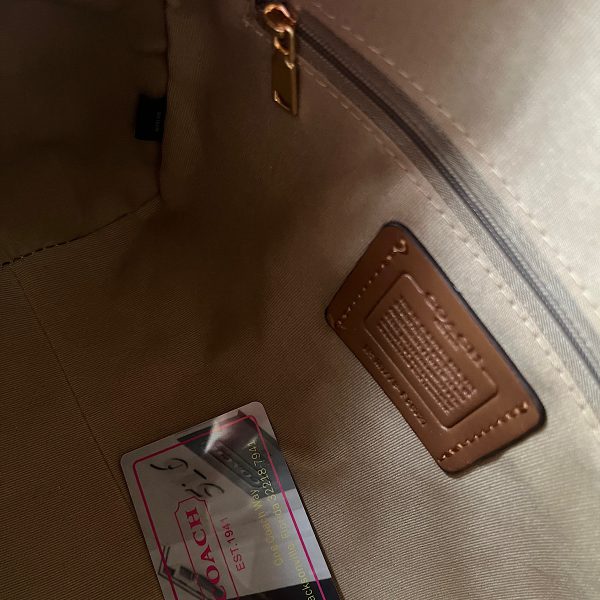 کیف کوچ Coach Rowan Satchel Bag In Signature - Image 4