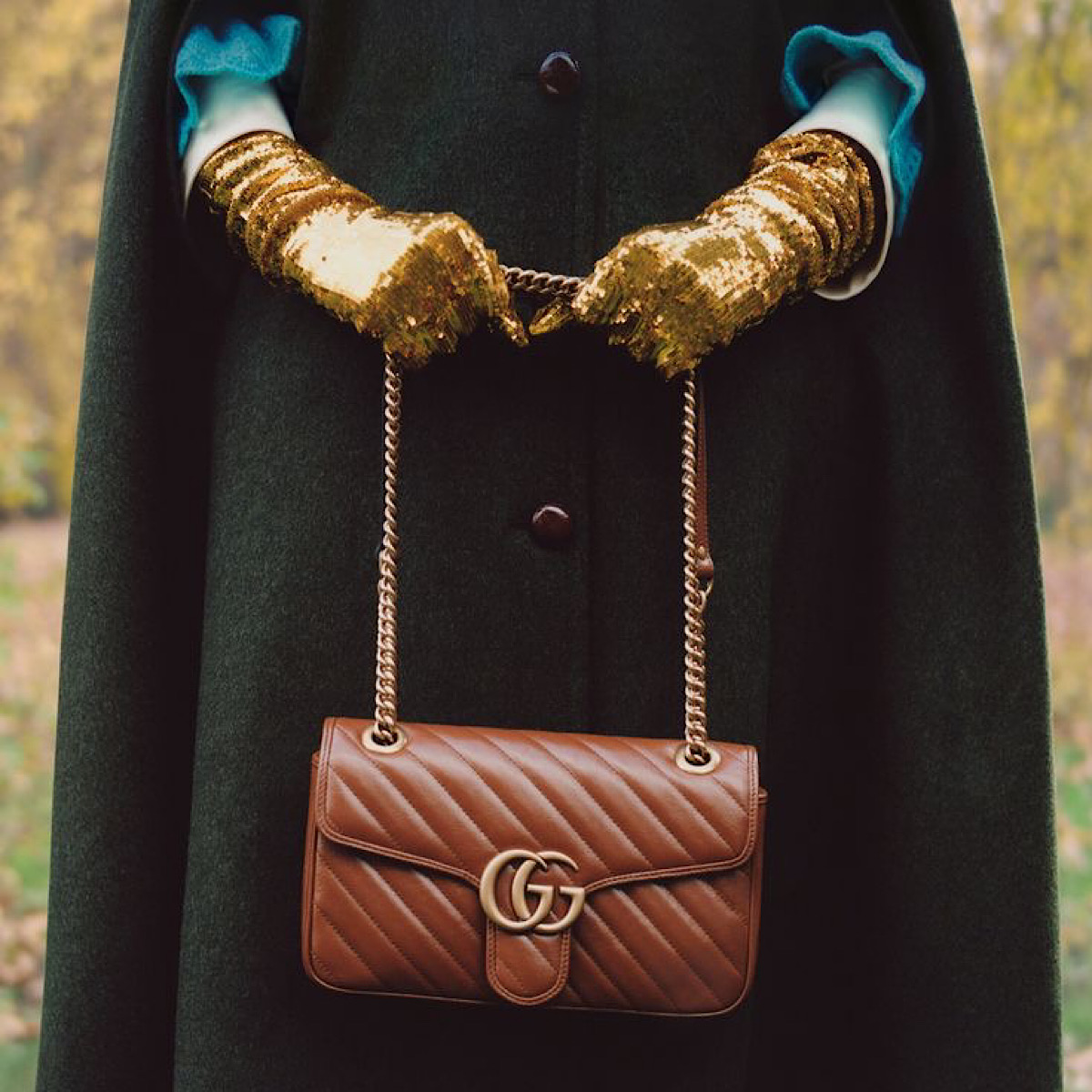 کیف گوچی سوپر مستر کوالیتی Gucci GG Marmont Bag in Brown | - Image 10