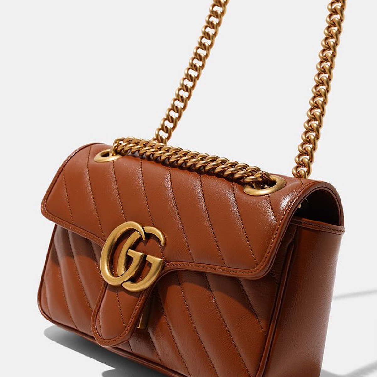 کیف گوچی سوپر مستر کوالیتی Gucci GG Marmont Bag in Brown | - Image 4