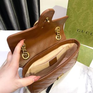 کیف گوچی سوپر مستر کوالیتی Gucci GG Marmont Bag in Brown |