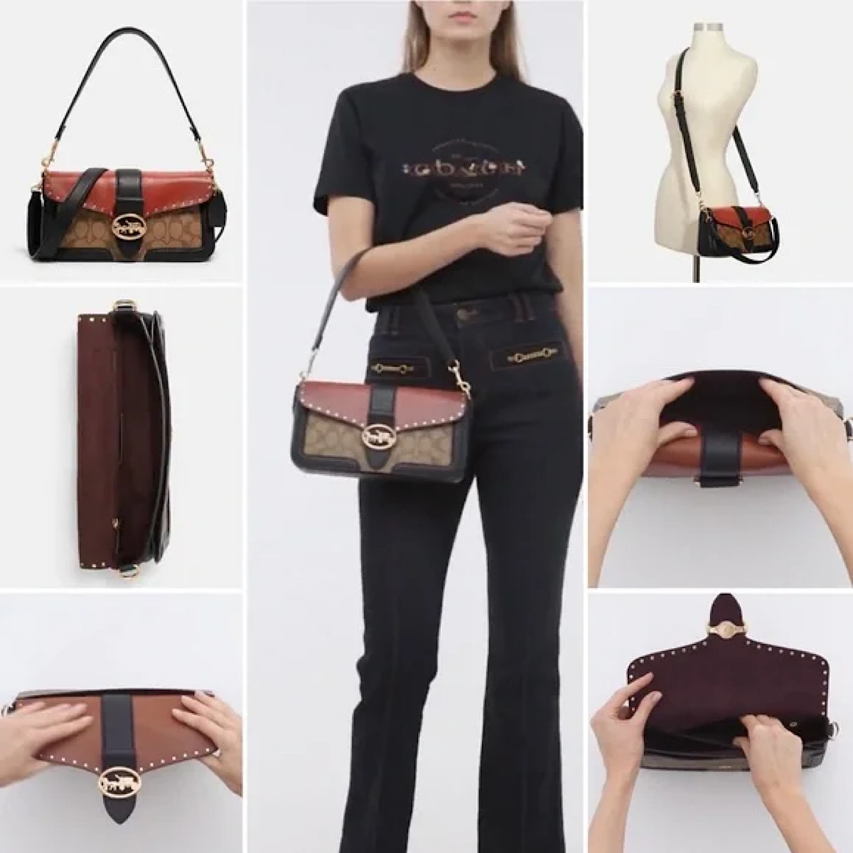 کیف کوچ سوپر مستر کوالیتی (Coach Georgie Bag) - Image 9