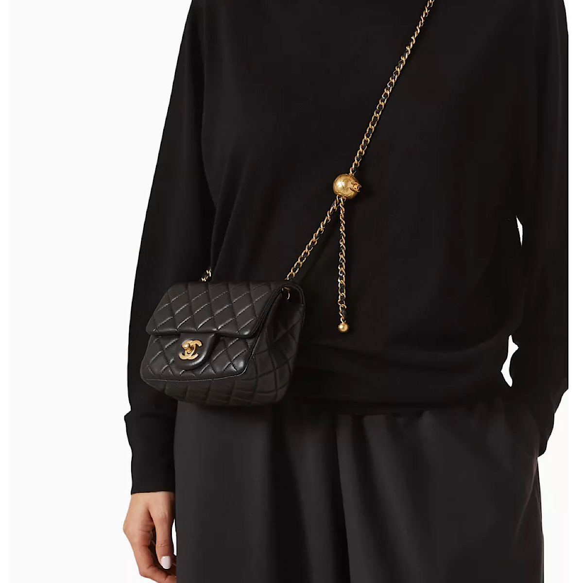 کیف برند شنل (CHANEL CLASSIC FLAP PEARL CRUSH BALL) - Image 7