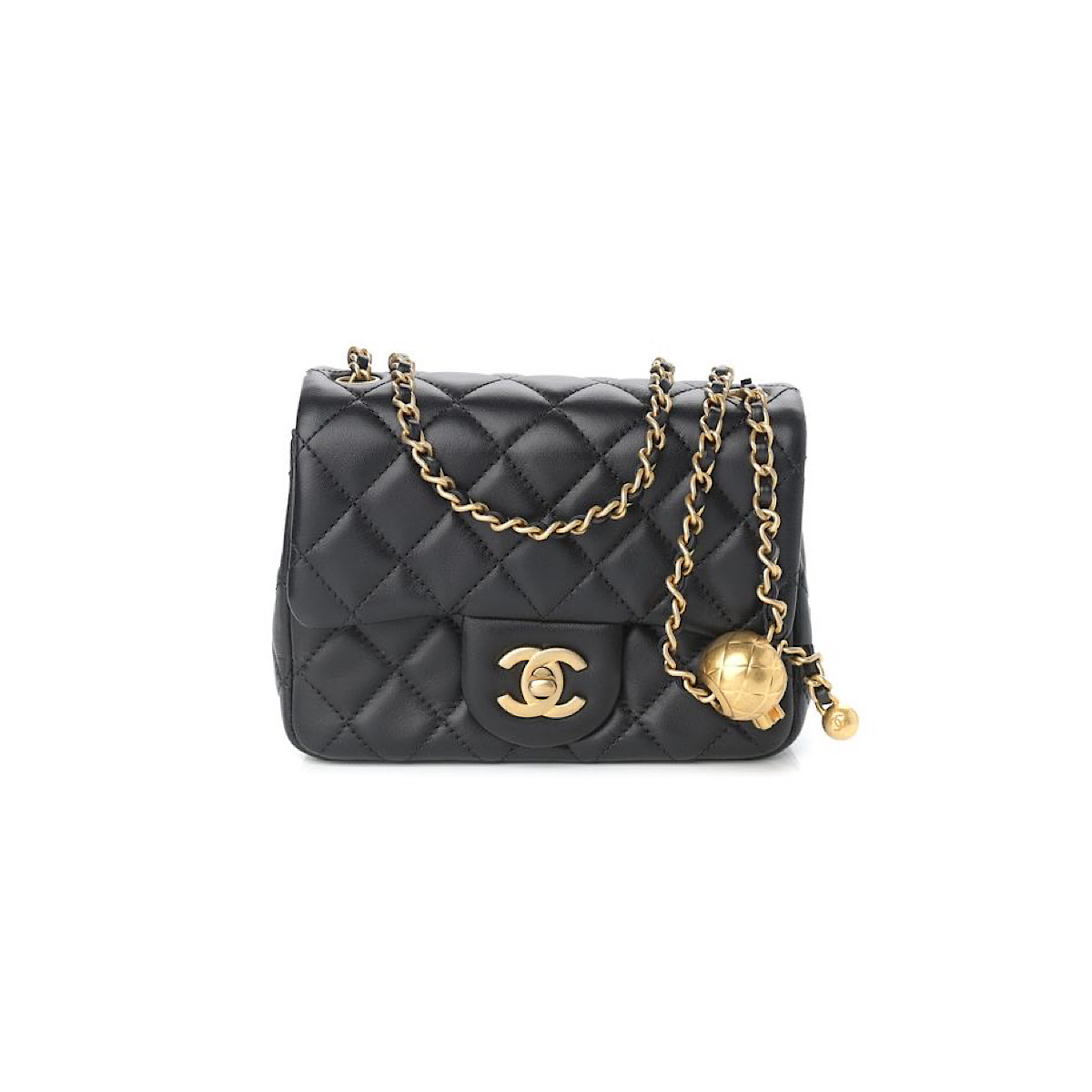 کیف برند شنل (CHANEL CLASSIC FLAP PEARL CRUSH BALL) - Image 6