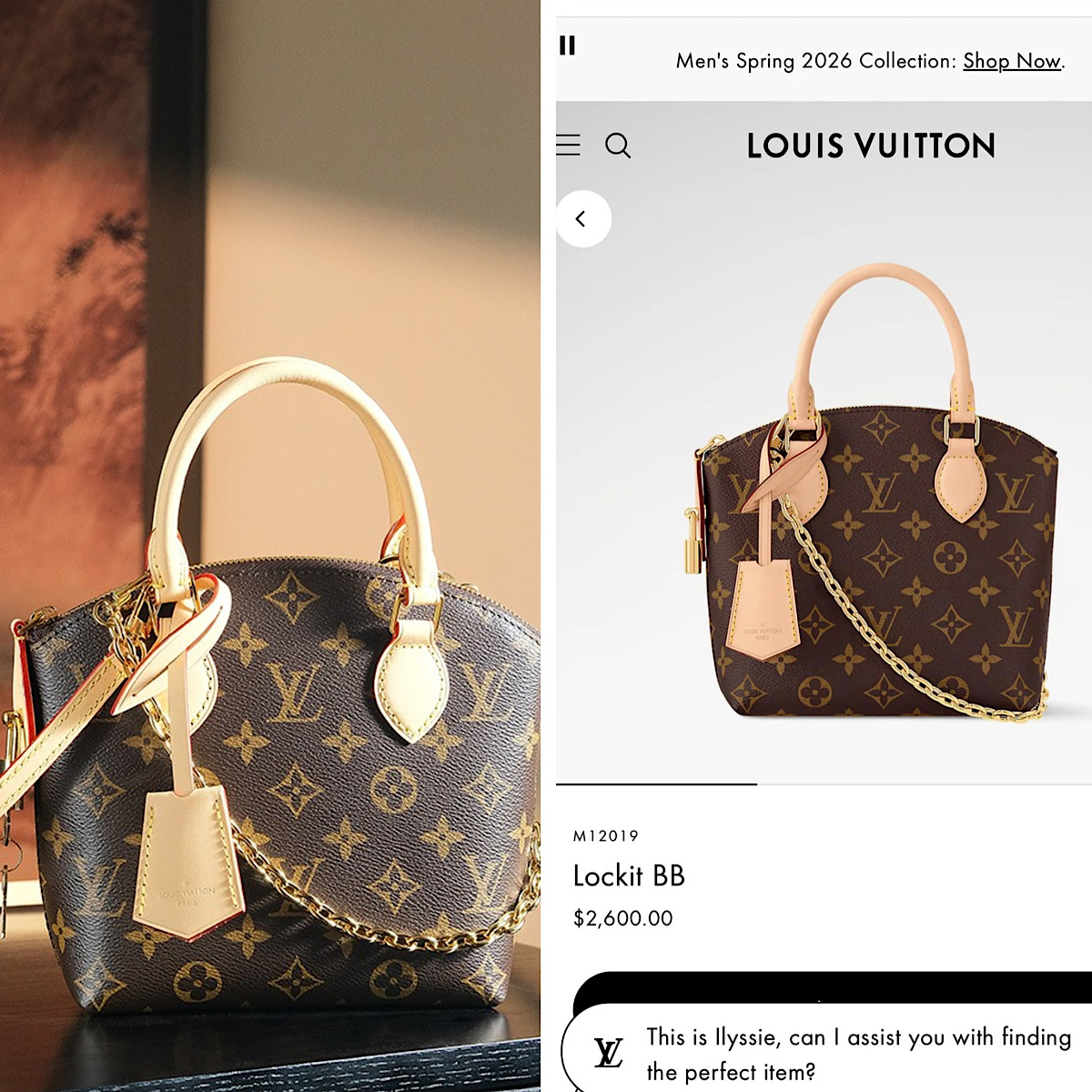 کیف لویی ویتون LOUIS VUITTON LV Lockit Bag - Image 6