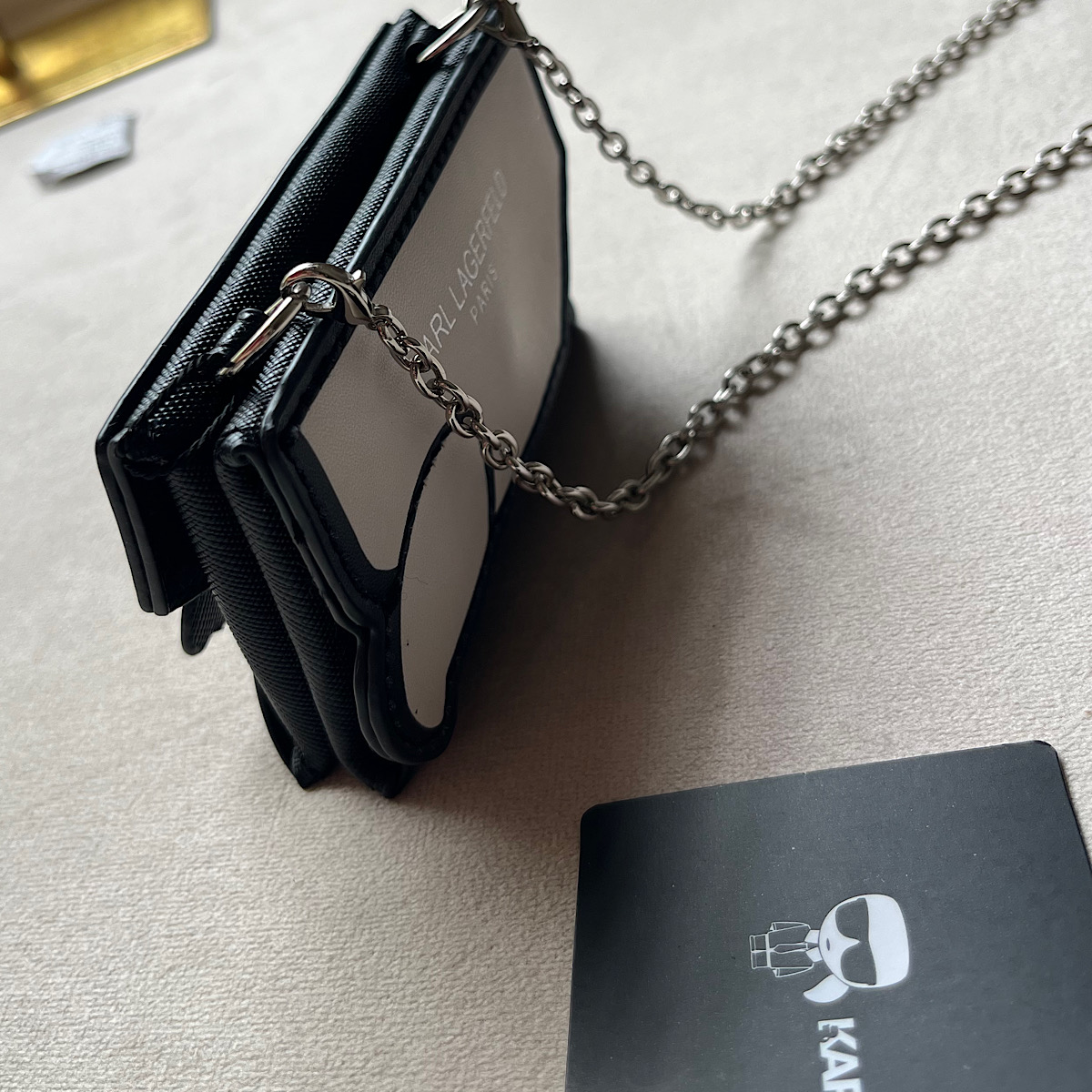 کیف برند کارل لاگرفلد Karl lagerfeld crossbody wallet card holder - Image 4