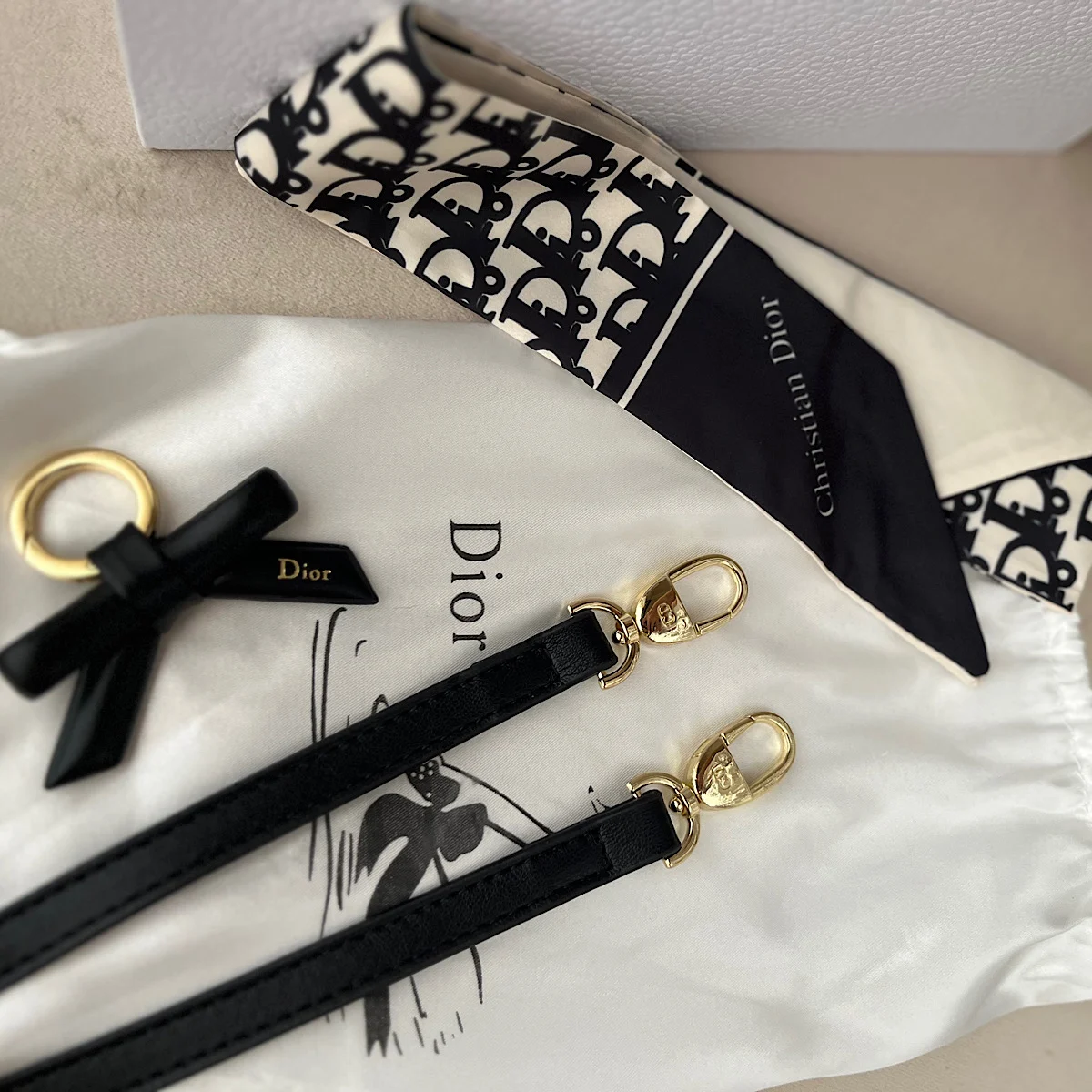 کیف دیور (Dior lambskin cannage lady bag) - Image 3