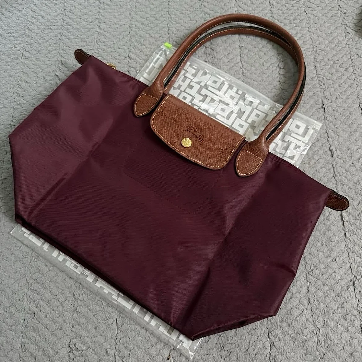 کیف لانگ چمپ (longchamp bag le pliage burgundy) - Image 5
