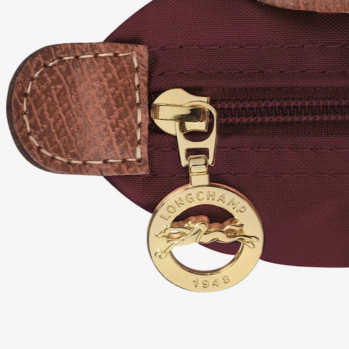کیف لانگ چمپ (longchamp bag le pliage burgundy) - تصویر 2