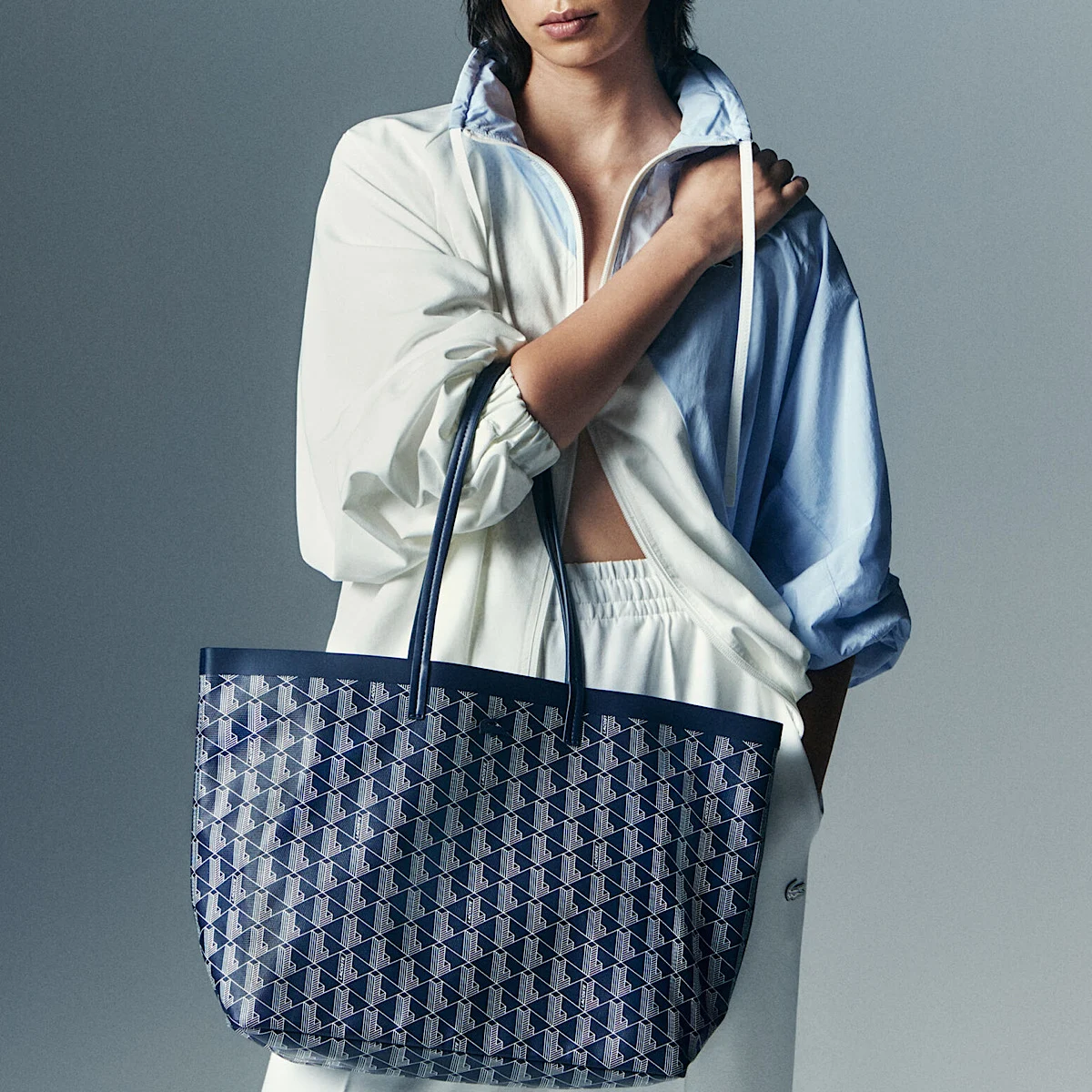 کیف لاگوست توت بگ Lacost Zely Navy Tote Bag - تصویر 6