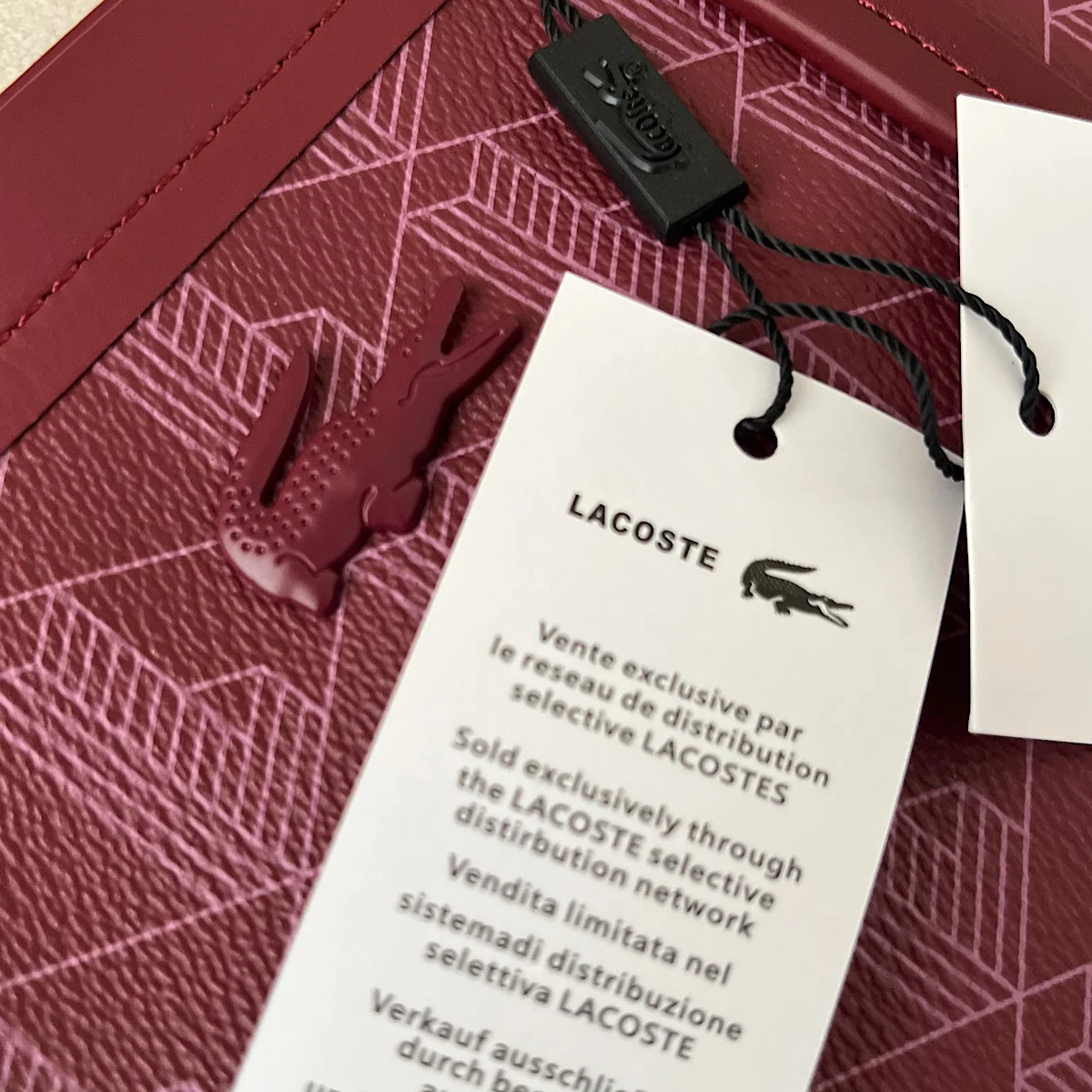 کیف لاگوست توت بگ Lacost Zely grained Winetasting Tote Bag - تصویر 4